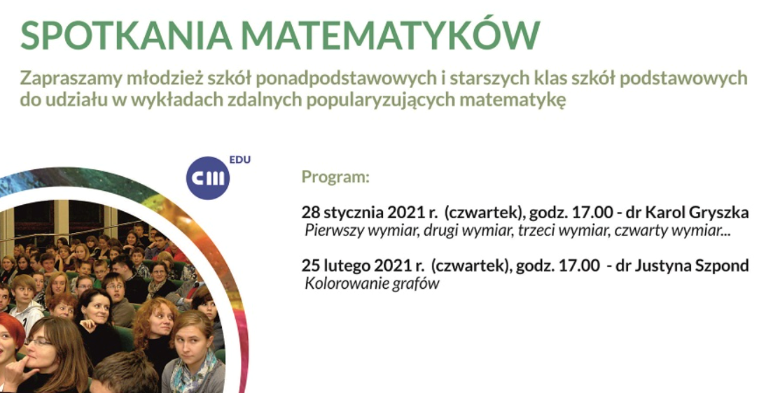 Spotkania matematyków - cykl wykładów